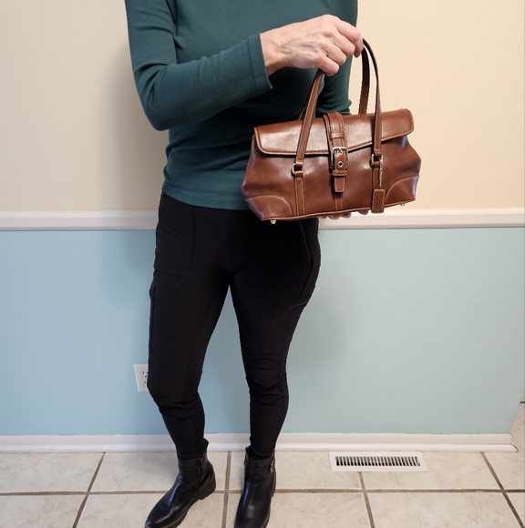 Coach '04 Hampton Hampton Leather  Small Brown Satchel - Picture 7 of 7